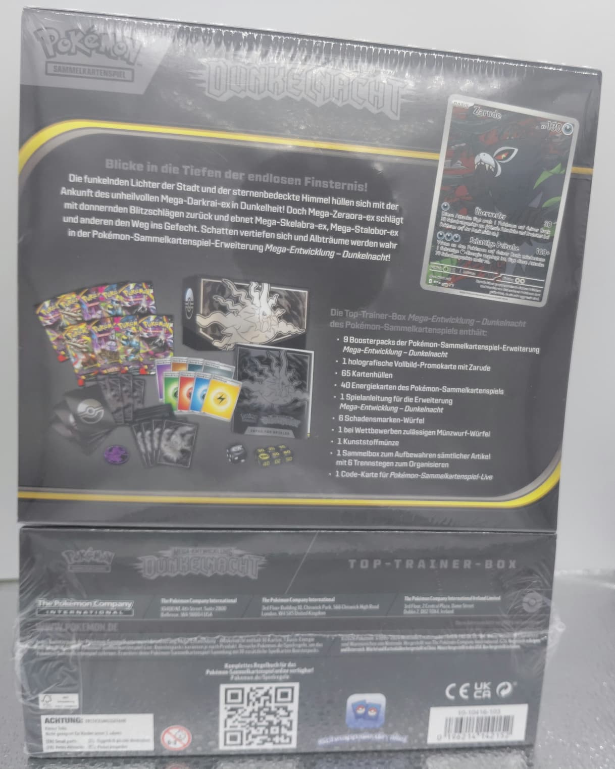 Pokémon TCG: Mega-Entwicklung – Dunkelnacht – Top-Trainer-Box (DE)