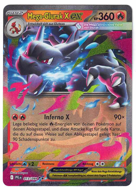 Mega-Glurak X ex - PFL DE 013/094