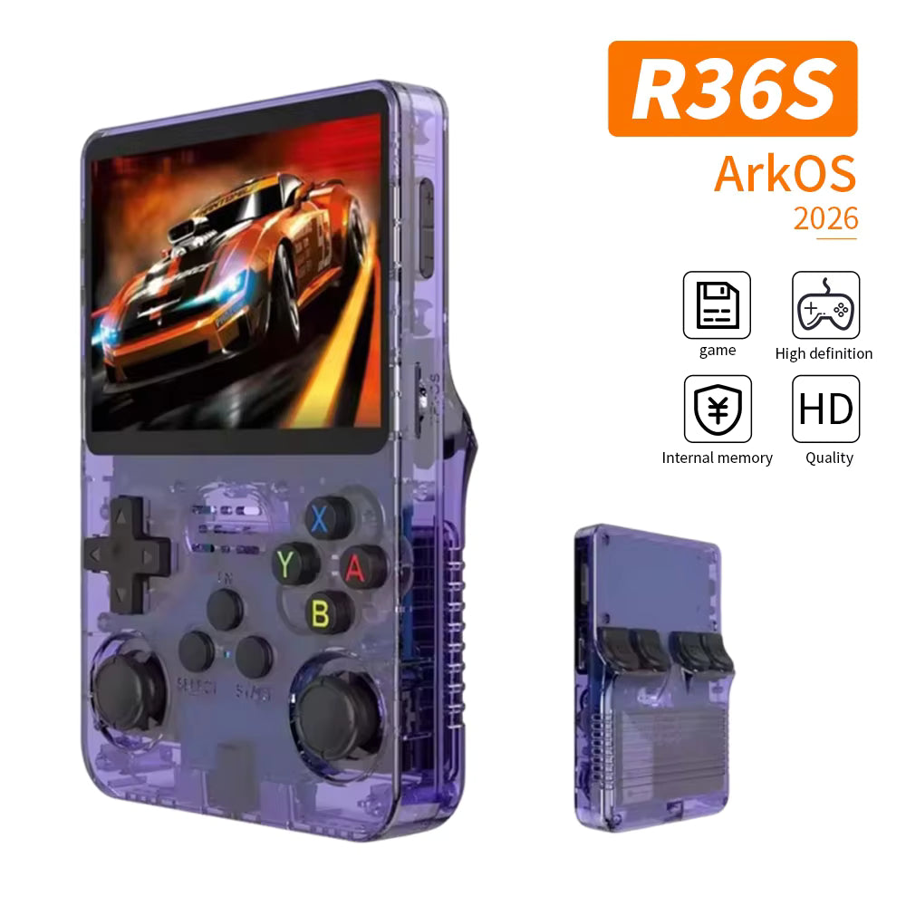 R36S - Retro Handheld-Spielkonsole - 64GB