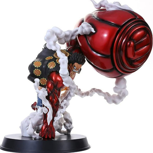 One Piece Mugiwara Luffy Gear 4 Attack Style Figure