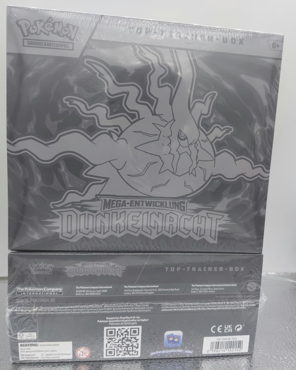 Pokémon TCG: Mega-Entwicklung – Dunkelnacht – Top-Trainer-Box (DE)