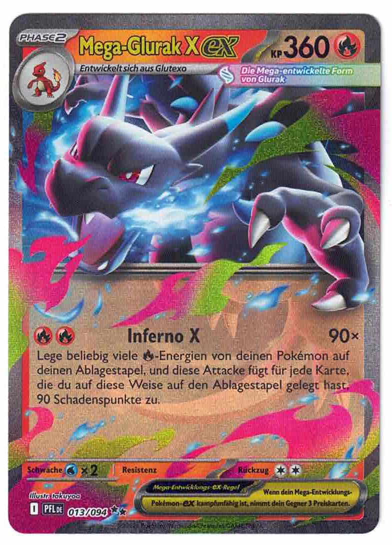 Mega-Glurak X ex - PFL DE 013/094