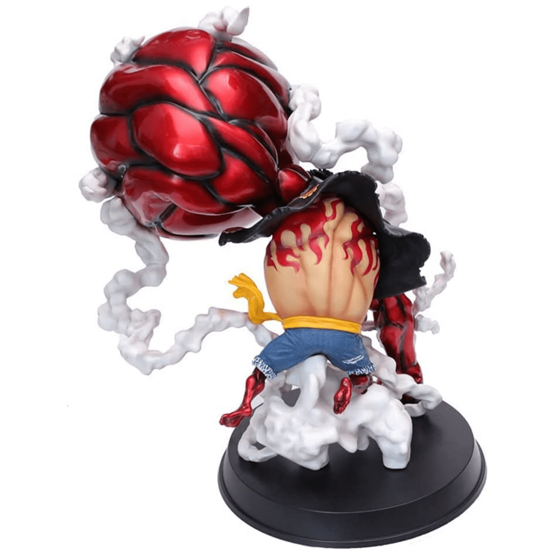 One Piece Mugiwara Luffy Gear 4 Attack Style Figure