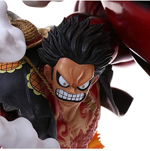 One Piece Mugiwara Luffy Gear 4 Attack Style Figure